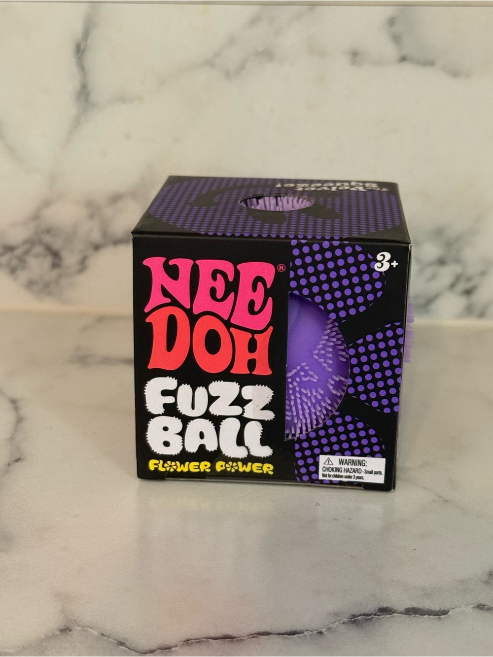 Nee Doh Fuzz Ball Flower Power - Purple